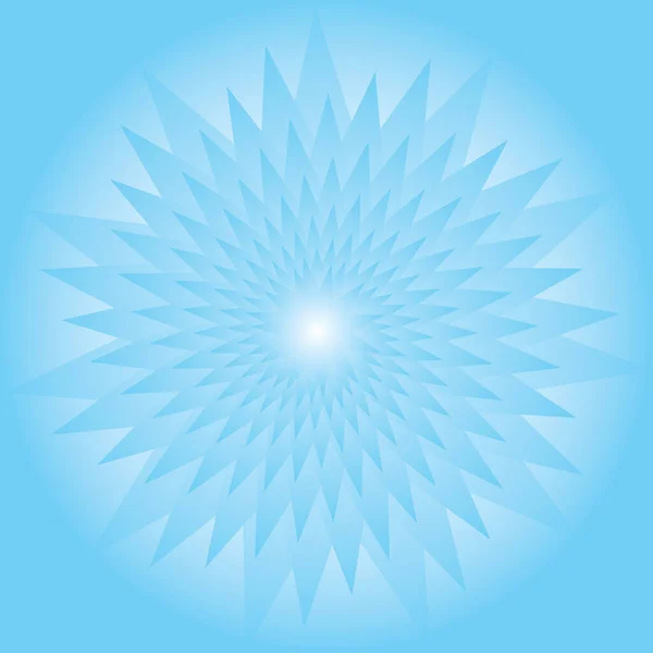 Синій Сонячний Спалах Світлому Фоні Векторна Ілюстрація — стоковий вектор