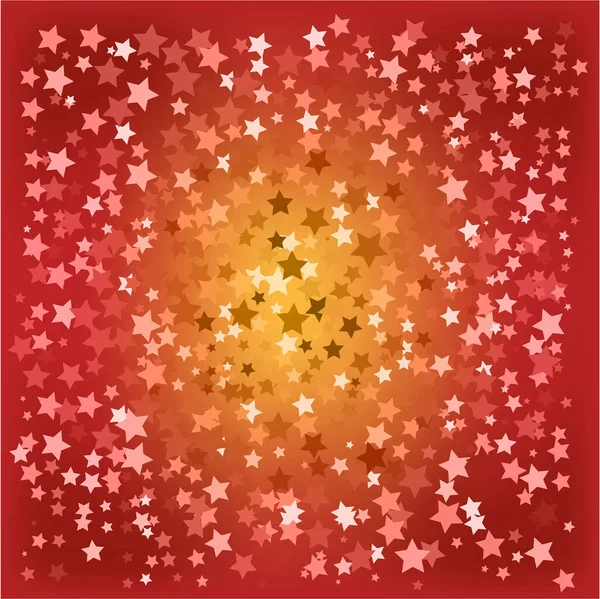 Векторная Иллюстрация Красными Белыми Звездами — стоковый вектор