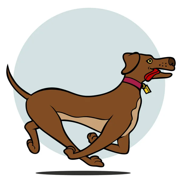 Διανυσματική Απεικόνιση Του Χαριτωμένου Σκύλου — Διανυσματικό Αρχείο