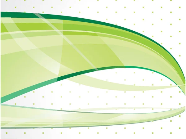 Groene Abstracte Vector Banner Achtergrond — Stockvector