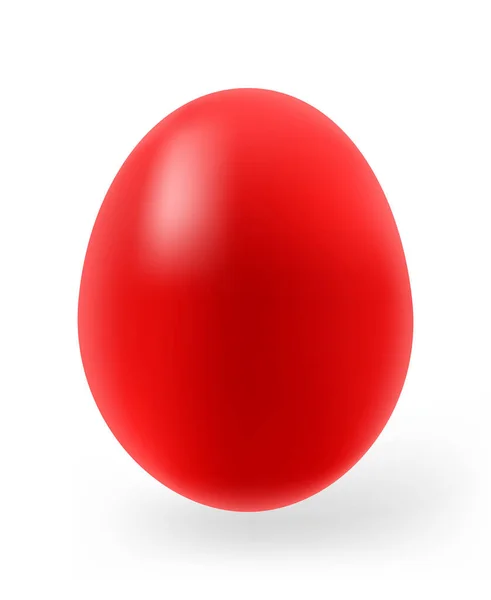 Ilustración Vectorial Huevo Pascua Rojo — Archivo Imágenes Vectoriales