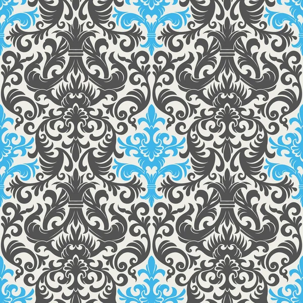Seamless Vintage Vector Pattern Background Baroque Pattern — Stock Vector