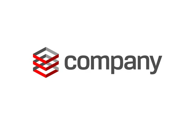Empresa Logotipo Design Vetor Ilustração — Vetor de Stock