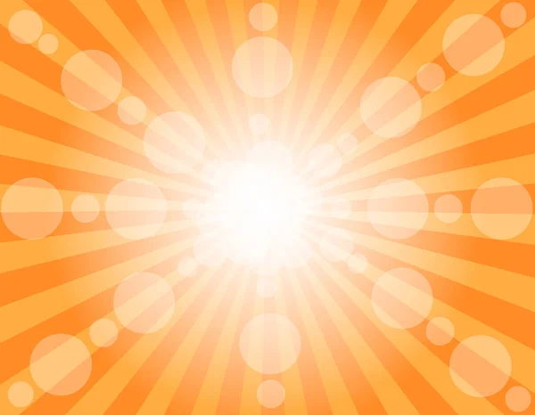 Ακτίνες Του Ήλιου Αφηρημένο Φόντο — Διανυσματικό Αρχείο