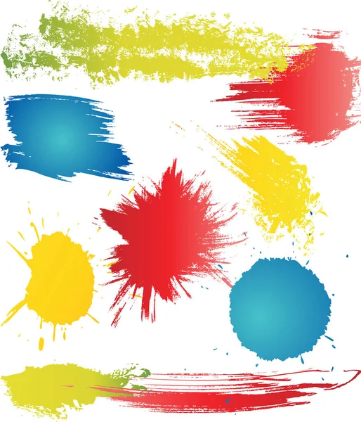 Colorful Blots Background Vector Illustration — Stock Vector