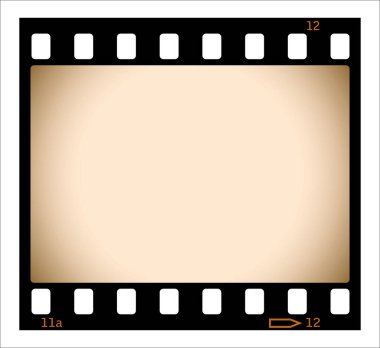 film şeridi illüstrasyon vektör 