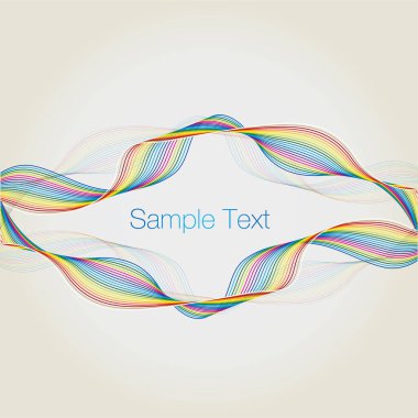 Renkli satırlarla soyut arkaplan