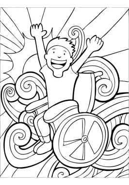 Çocuklar için boyama kitabı