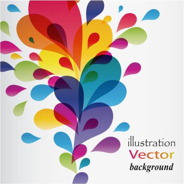 Soyut vektör renk arkaplanı