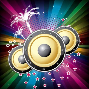 arka plan disko. vektör