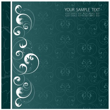 tebrik kartı için vektör çiçek süsü