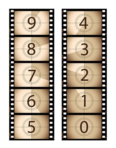 Filmstrips Film Film Film Strip Vector Illustratie — Stockvector