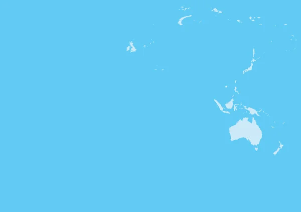 Karta Över Australien Blå Bakgrund — Stock vektor