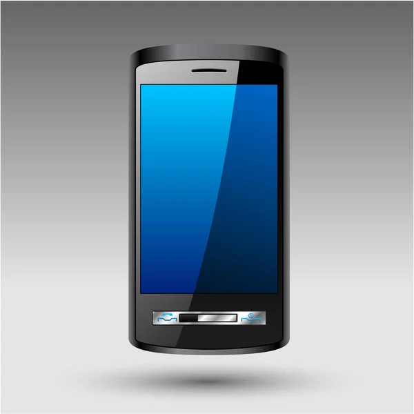 Téléphone Portable Isolé Sur Fond Blanc — Image vectorielle