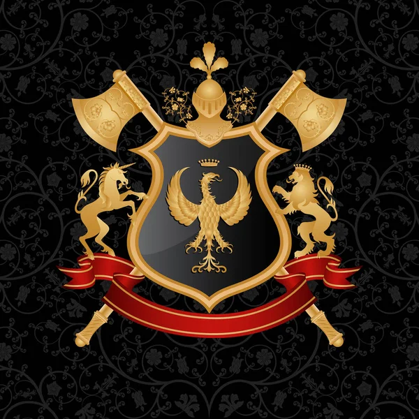 Emblème Royal Illustration Vectorielle — Image vectorielle
