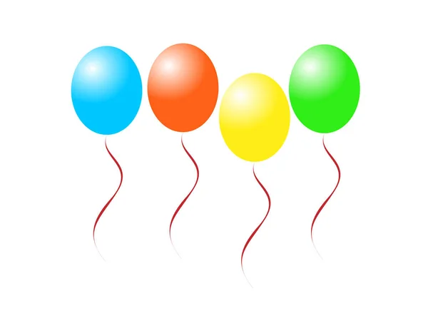 Ballons Air Fond Vectoriel — Image vectorielle