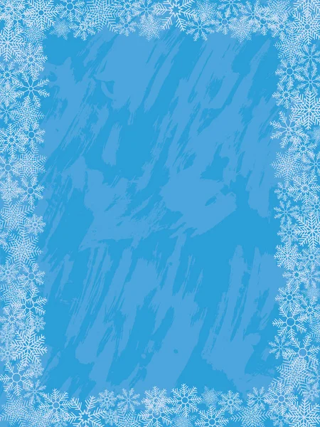 Carte Noël Avec Flocons Neige — Image vectorielle