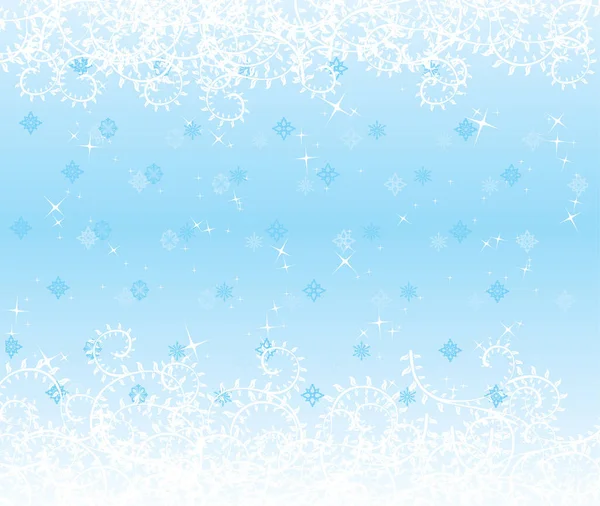 Χριστούγεννα Φόντο Νιφάδες Χιονιού — Διανυσματικό Αρχείο