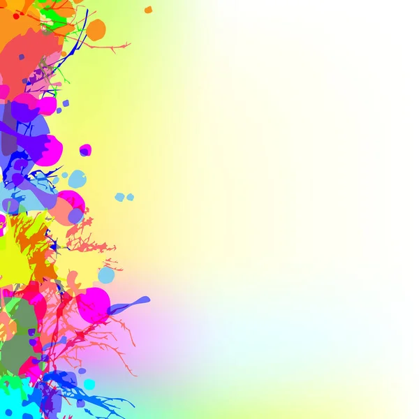 Abstract Colorful Paint Background — Stock Vector