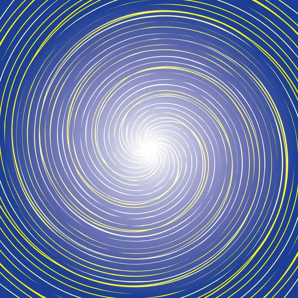 Abstrait Fond Spirale Bleue — Image vectorielle