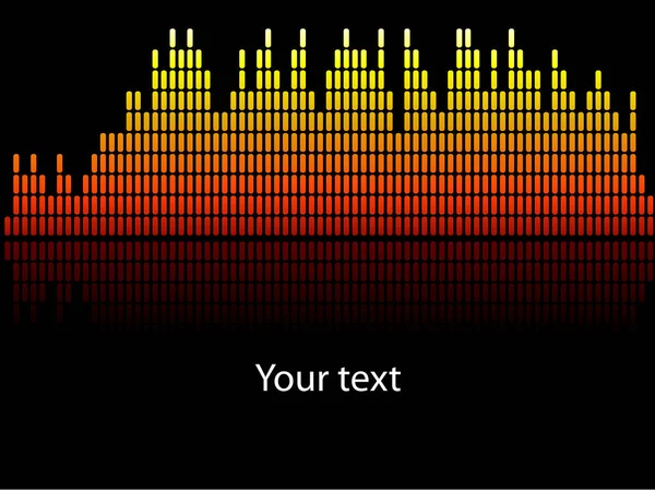 Piksel Yarım Ton Piksel Müzik Simgesi Simgesi — Stok Vektör