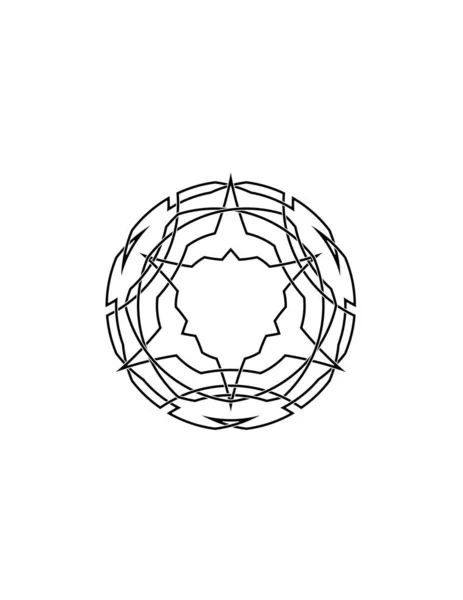 抽象的な球のロゴ グローバルな接続コンセプト ベクトルアイコン — ストックベクタ