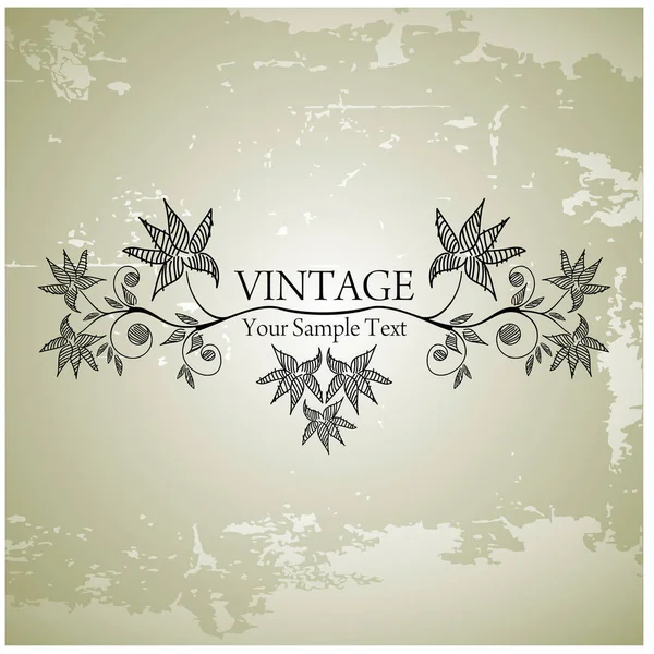 Vintage Tee Etikett Vektor Design — Stockvektor