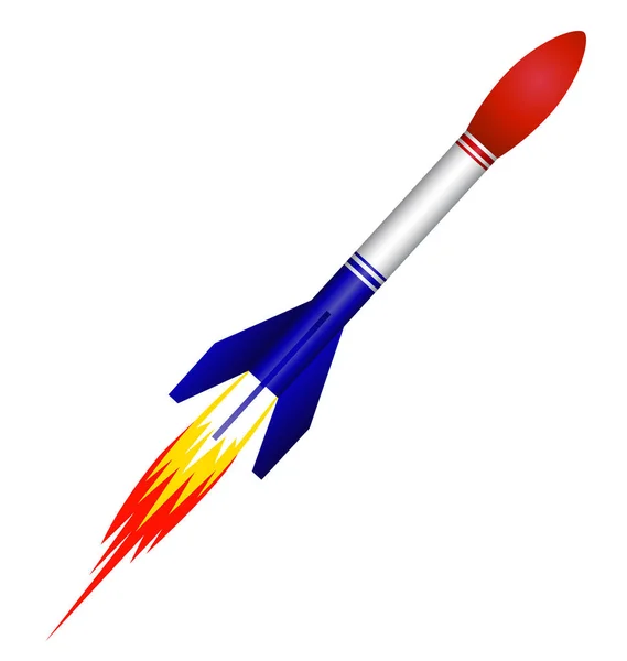 Rocket Vector Illustration Background — Stock Vector