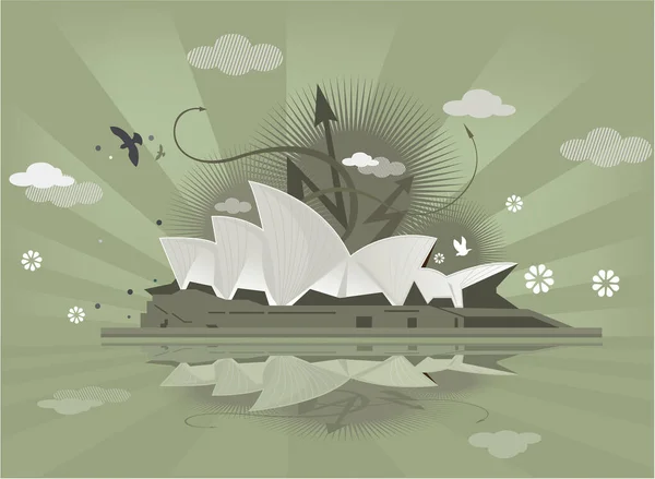 Векторная Иллюстрация Сиднея — стоковый вектор