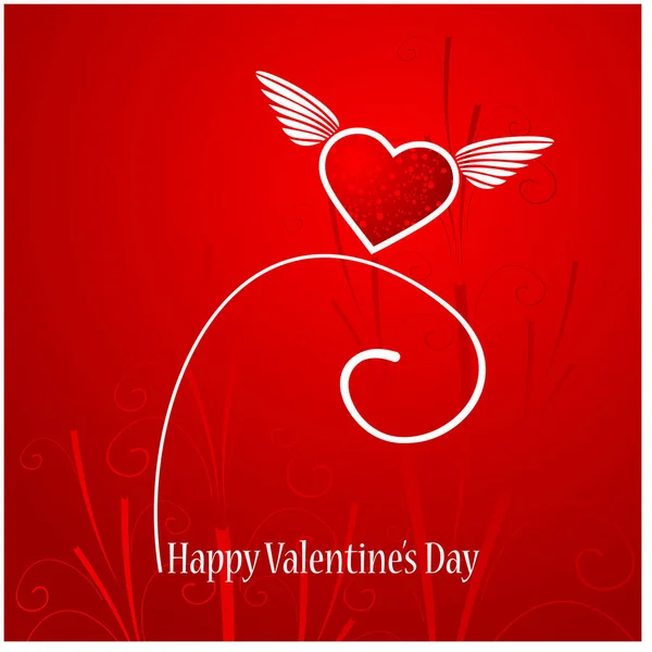 Valentine Day Card Design — Image vectorielle