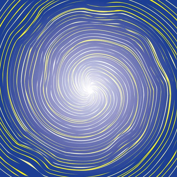 Espiral Abstracta Giro Giratorio Ilustración Vectorial — Archivo Imágenes Vectoriales