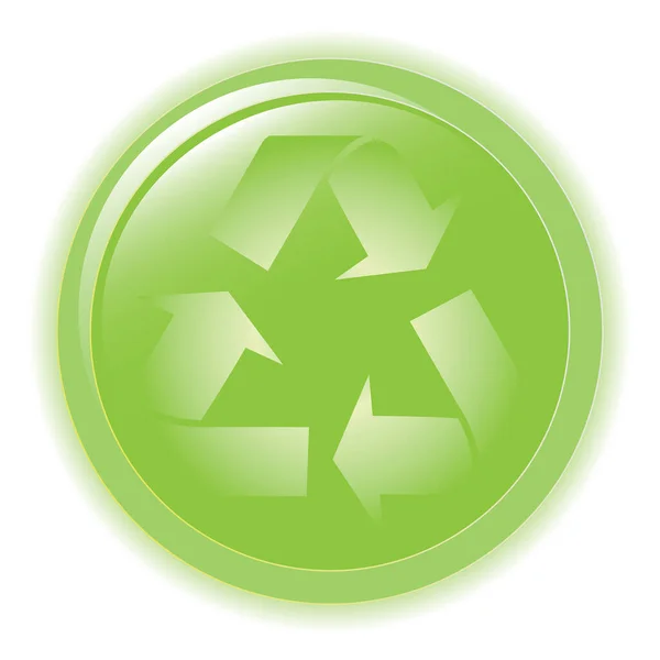 Illustration Vectorielle Recycler Icône Élément Fond — Image vectorielle