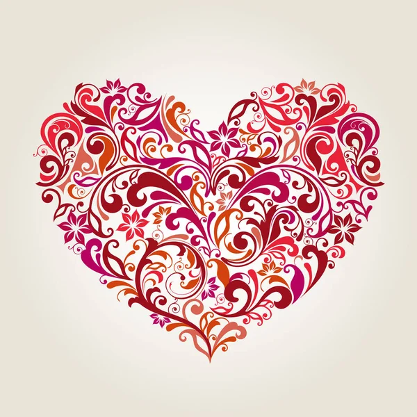 Vector Valentine Day Background Heart — Stock Vector
