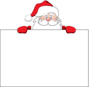 Boş çerçeveli Noel Baba