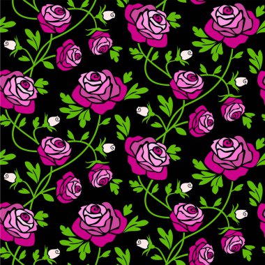 Soyut çiçek arkaplanının vektör çizimi