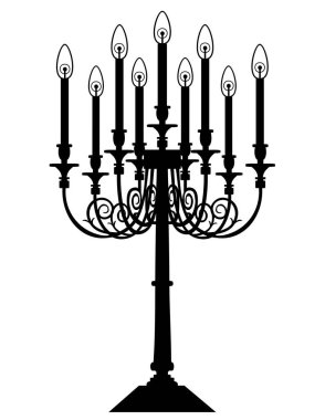 Mumları şamdanla yakmak