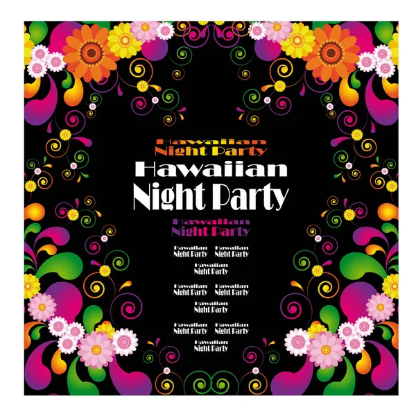 Party Invitation Design Vector Illustration — Stock Vector