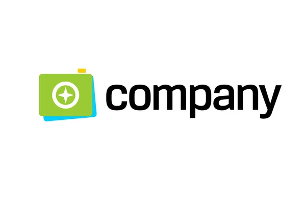 Vetor Empresa Logotipo Design Fundo Branco — Vetor de Stock