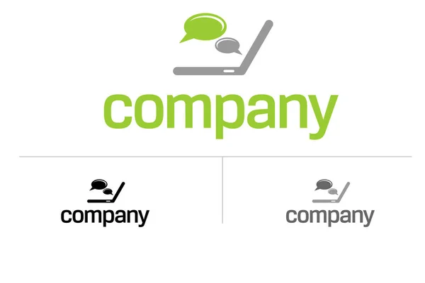 Diseño Del Logotipo Para Empresa Ilustración Del Vector — Vector de stock