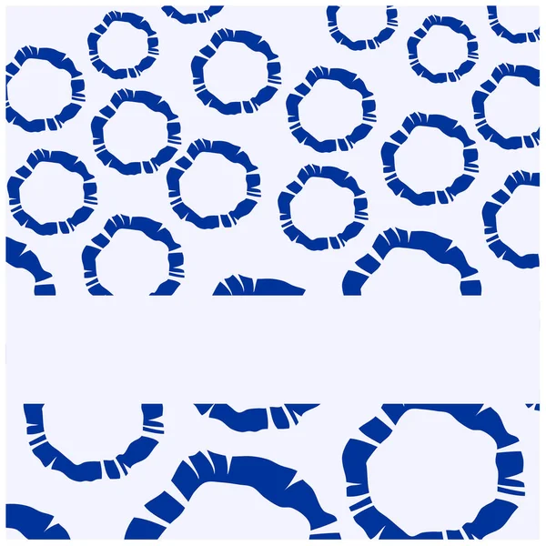 Φόντο Μπλε Και Του Λευκού Κύκλους — Διανυσματικό Αρχείο