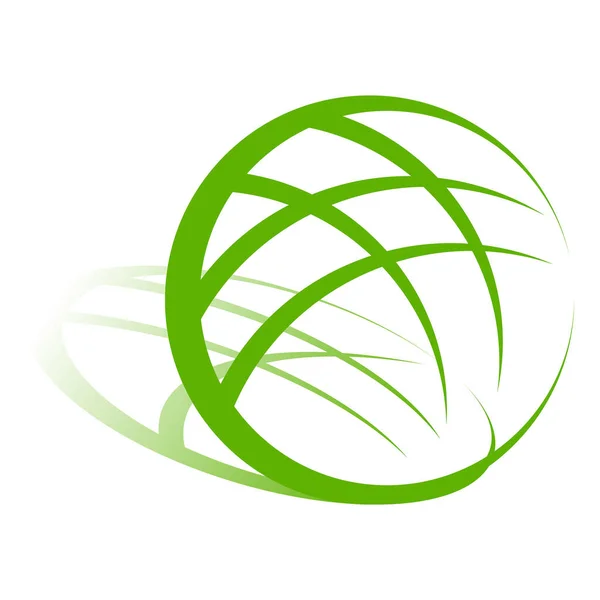 Groene Bladeren Ecologie Icoon Vector Illustratie — Stockvector