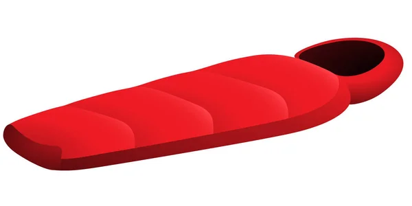 Icona Peperoncino Rosso Caldo Stile Cartone Animato — Vettoriale Stock