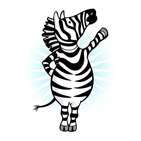 Zebra Vector Illustration Design — Stock Vector