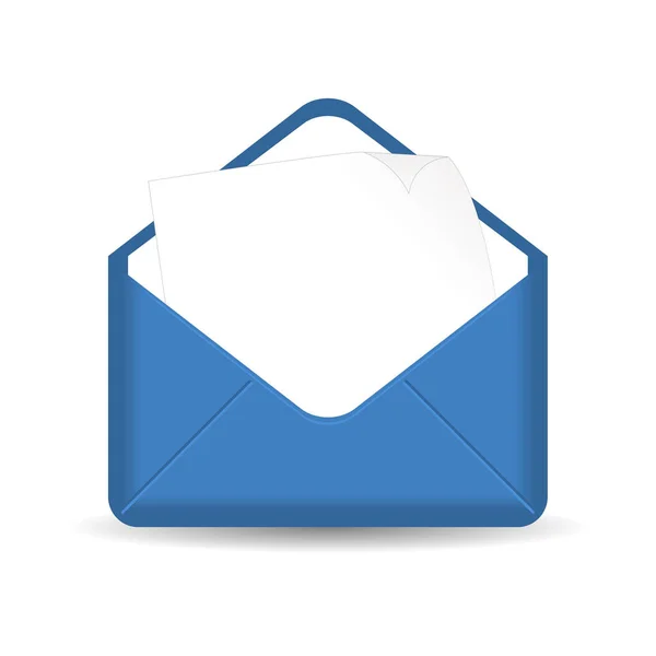 Enveloppe Avec Icône Mail Illustration Vectorielle — Image vectorielle