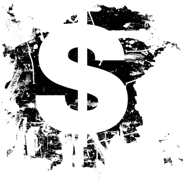 Grunge Rubber Stamp Dollar Bill — Stock Vector