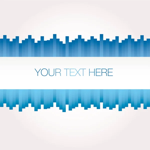 Abstracte Vector Blauwe Kleur Achtergrond Met Plaats Voor Tekst — Stockvector