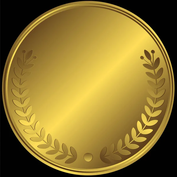 Gold Award Medal Icon Cartoon Style — Stock Vector