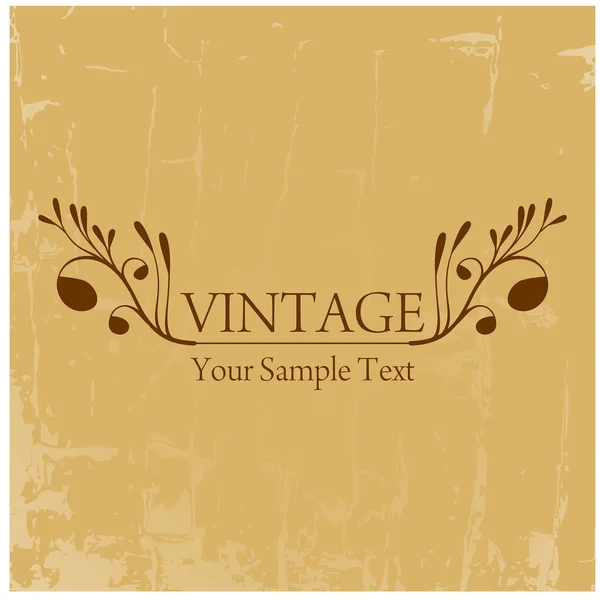 Beautiful Abstract Vintage Decorative Background — Stock Vector