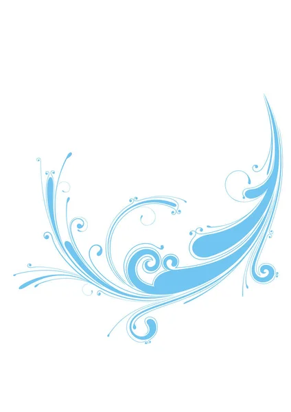 Water Splash Vector Logo Vector Illustration — Stock Vector