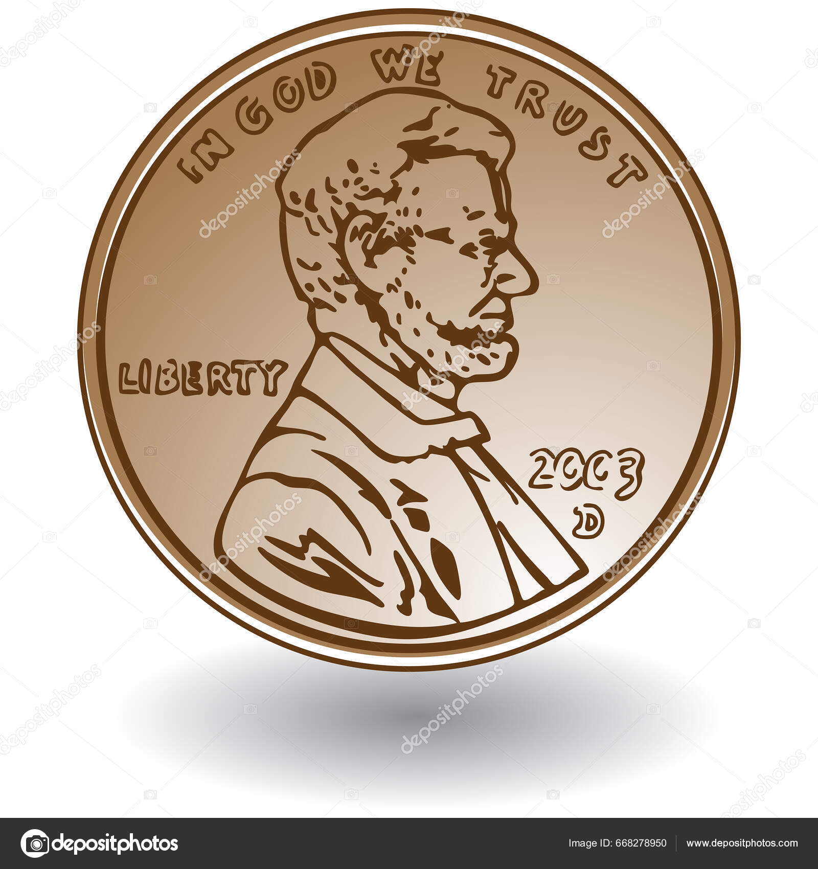 美国硬币图库矢量图片、免版税美国硬币插图|DepositPhotos